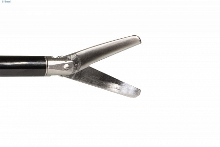 Рабочая вставка - ножницы монополярные (с двумя подвижными изогнутыми укороченными браншами) фото